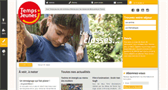 Desktop Screenshot of classes-temps-jeunes.com